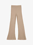 Fabrika Standart Bel Relaxed Bej Kadın Pantolon F5SL-PNT0305