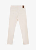 Fabrika Normal Bel Normal Paça Slim Fit Beyaz Erkek Denim Pantolon F5SM-PNT 2791
