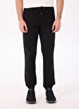 Jeep Lastikli Bel Lastikli Paça Standart Siyah Erkek Pantolon J4WM-PNT4999