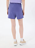 Discovery Expedition D5SL-SHT3553 Mor Normal Bel Relaxed Düz Kadın Şort