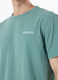 Discovery Expedition D5SM-TST3883 Açık Haki Bisiklet Yaka Relaxed Düz Erkek T-Shirt