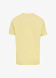 D5SM-TST3736 Sarı Bisiklet Yaka Relaxed Baskılı Erkek T-Shirt
