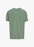 D5SM-TST3745 Açık Haki Bisiklet Yaka Relaxed Baskılı Erkek T-Shirt