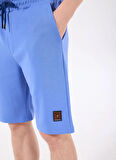 Discovery Expedition D4SM-SHT3221 Mavi Standart  Erkek Sweat Şort