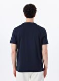 Discovery Expedition D5SM-TST3793 Lacivert Bisiklet Yaka Relaxed Baskılı Erkek T-Shirt