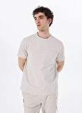 Discovery Expedition D5SM-TST3714 Taş Bisiklet Yaka Relaxed Baskılı Erkek T-Shirt