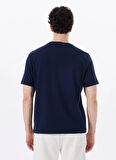 Discovery Expedition D5SM-TST3843 Lacivert Bisiklet Yaka Relaxed Düz Erkek T-Shirt