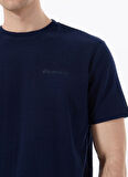 Discovery Expedition D5SM-TST3843 Lacivert Bisiklet Yaka Relaxed Düz Erkek T-Shirt