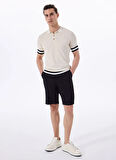 Fabrika Comfort Polo Yaka Regular Fit Jakarlı Bej Erkek Kazak FC5SM-KZK 2567