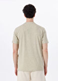 Discovery Expedition D5SM-TST3881 Mint Melanj Bisiklet Yaka Relaxed Baskılı Erkek T-Shirt