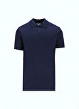 Discovery Expedition D4SM-TST3283 Lacivert Basic Düz Erkek Polo T-Shirt