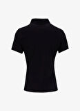 Discovery Expedition D5SL-TST3598 Siyah Basic Düz Kadın Polo T-Shirt