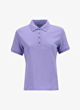 Discovery Expedition D5SL-TST3598 Lila Basic Düz Kadın Polo T-Shirt