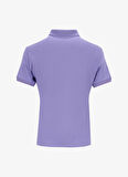 Discovery Expedition D5SL-TST3598 Lila Basic Düz Kadın Polo T-Shirt