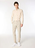 Tombolini Normal Bel Normal Paça Slim Fit Bej Erkek Pantolon PS62.ILGC.R040