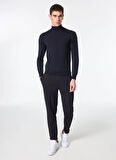 Tombolini Yarım Balıkçı Yaka Slim Fit Lacivert Erkek Kazak WM19.ZMG9.U780