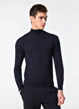 Tombolini Yarım Balıkçı Yaka Slim Fit Lacivert Erkek Kazak WM19.ZMG9.U780