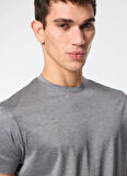 Tombolini Bisiklet Yaka Gri Erkek T-Shirt WJ30.ZJ80.U810