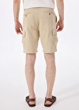 Discovery Expedition D5SM-SHT3827 Bej Normal Bel Relaxed Düz Erkek Şort