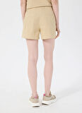 Discovery Expedition D5SL-SHT3626 Bej Normal Bel Relaxed Düz Kadın Şort