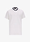 Fabrika Comfort Hakim Yaka Düz Kırık Beyaz Erkek T-Shirt FC5SM-TST 2115