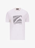 People By Fabrika Bisiklet Yaka Düz Ekru Erkek T-Shirt PBF5SM-TST 5103