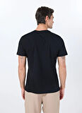People By Fabrika Bisiklet Yaka Düz Siyah Erkek T-Shirt PBF5SM-TST 5102