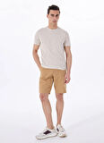 Vizon Erkek Bisiklet Yaka Basic Fit Flamlı T-Shirt F5SM-TST 2730