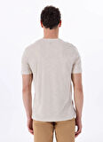 Vizon Erkek Bisiklet Yaka Basic Fit Flamlı T-Shirt F5SM-TST 2730