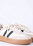 Bej Kadın Deri Sneaker D-LUCIA