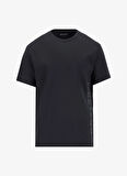 Mustang Bisiklet Yaka Baskılı Siyah Erkek T-Shirt M5SM-TST1300