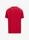 Mustang Bisiklet Yaka Baskılı Kırmızı Erkek T-Shirt M5SM-TST1288
