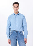 Mustang Relaxed Mavi Erkek Denim Gömlek M5SM-GML1045