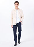 Mustang Standart Ekru Erkek Ceket M5SM-CKT1880