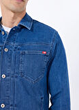 Mustang Mavi Erkek Denim Ceket M5SM-CKT1023