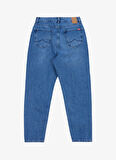 Mustang Standart Bel Normal Paça Mom Fit Mavi Kadın Denim Pantolon CHARLOTTE TAPERED-1011