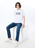 Mustang Orta Bel Tapered Fit İndigo Erkek Denim Pantolon TOLEDO TAPERED -1014