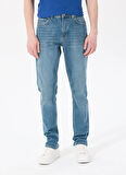 Mustang Orta Bel Slim Fit Açık Mavi Erkek Denim Pantolon VEGAS SLIM - 1011