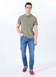 Mustang Orta Bel Slim Fit Mavi Erkek Denim Pantolon VEGAS SLIM - 1011