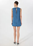 Mavi Kadın Yıkamalı Denim Elbise M5SL-ELB1362