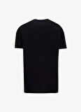 Mustang Bisiklet Yaka Baskılı Siyah Erkek T-Shirt M5SM-TST1302