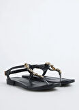 F By Fabrika Siyah Sandalet LULE