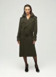 Maximus Haki Kadın Trençkot Victoria Su Geçirmez Trençkot