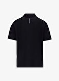 Discovery Expedition D5SM-TST3855 Siyah Relaxed Düz Erkek Polo T-Shirt