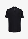 Discovery Expedition D5SM-TST3857 Siyah Relaxed Düz Erkek Polo T-Shirt