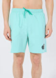 Discovery Expedition D5SM-MY 3403 Mint Baskılı Erkek Şort Mayo