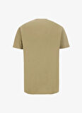 People By Fabrika Bisiklet Yaka Baskılı Haki Erkek T-Shirt PBF5SM-TST9547