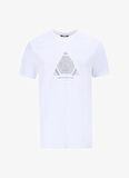 People By Fabrika Bisiklet Yaka Baskılı Beyaz Erkek T-Shirt PBF5SM-TST 9546