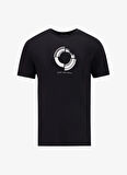 People By Fabrika Bisiklet Yaka Baskılı Siyah Erkek T-Shirt PBF5SM-TST9547