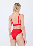 Kırmızı Kadın Normal Bikini Alt J5SL-SWM7502